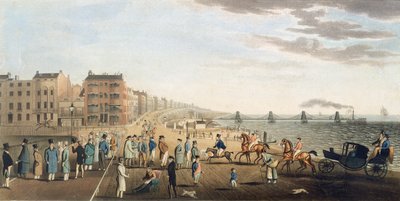 The Chain Pier at Brighton with Characters by G.M. Brighty